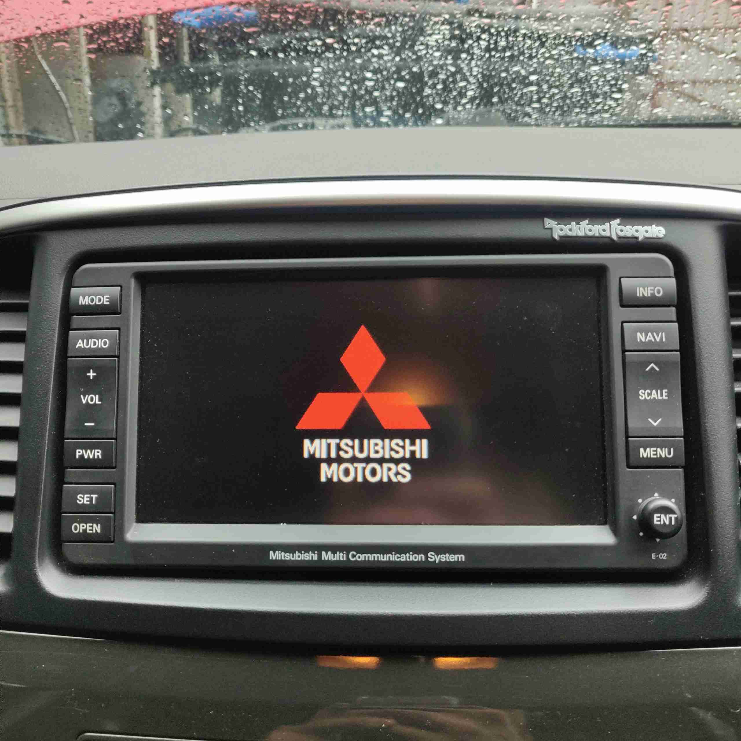 Mitsubishi Evo 10 UK OEM 8750A143 Radio / Stereo Double Din Head Unit (85176930) Jap