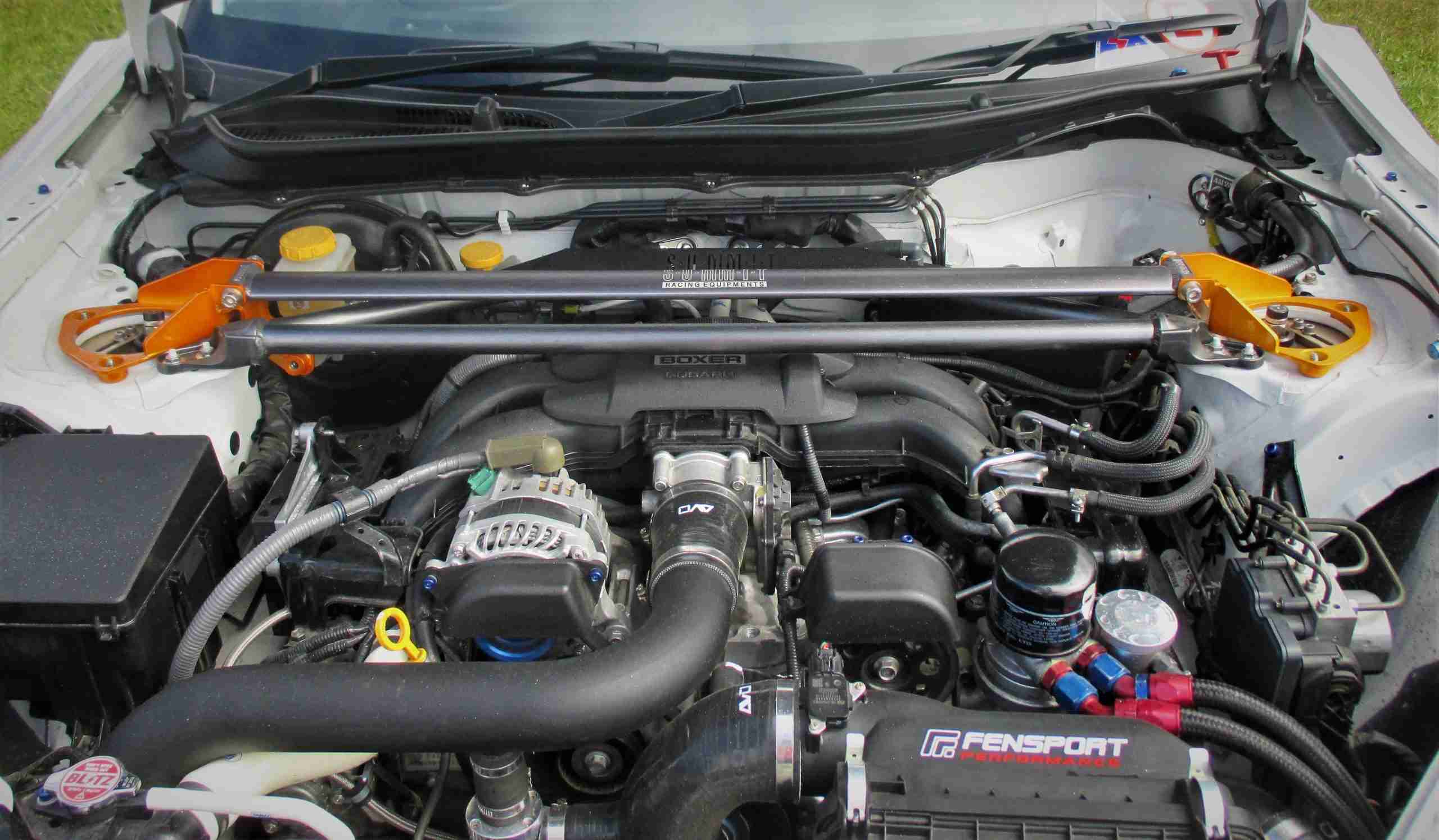 Toyota GT86/ Subaru BRZ Swave & Summit Front Upper Strut Brace ( Graphite Grey) (87088055