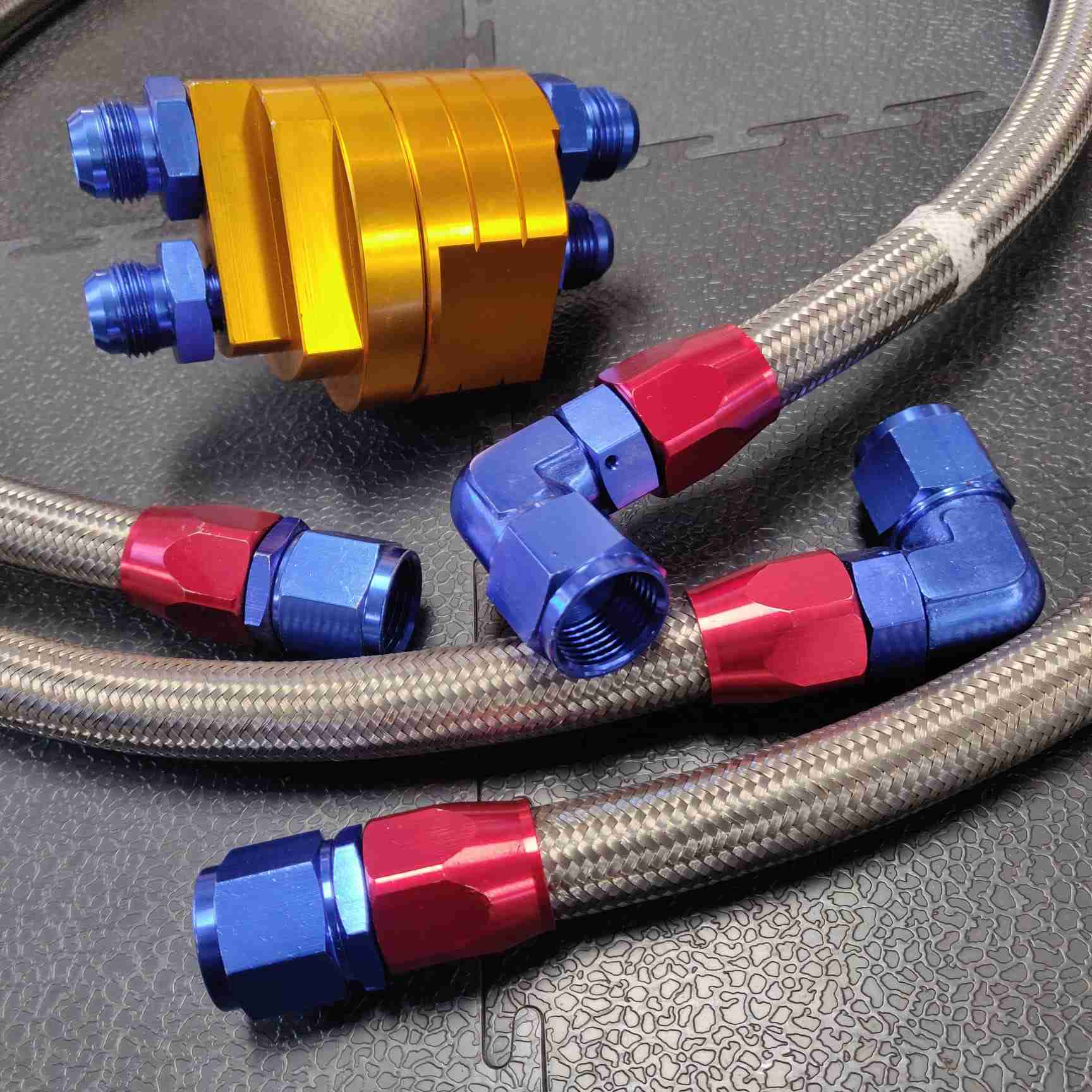 Nissan Skyline R32/R33/R34 Aftermarket Oil Filter Relocation Kit